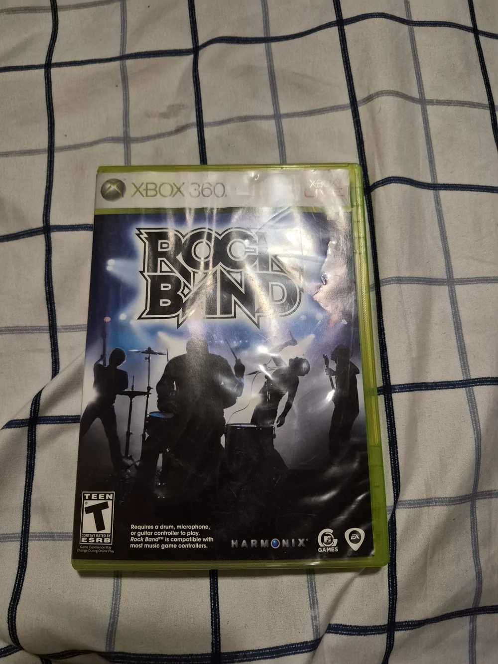 Microsoft Xbox 360 Rock Band in Lime Green Case